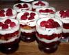 Verrines de tiramisu aux framboises