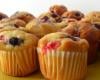 Muffins au miel et fruits rouges sans gluten