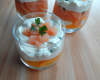 Verrine au saumon et ricotta