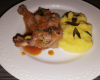 Lapin à la polenta