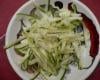 Carpaccio de courgettes