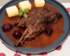 Gibelotte de lapin au vin rouge