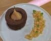 Fondant choco-poire et tartare de poires au thé bergamote