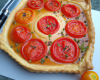 Tarte aux tomates et à la moutarde