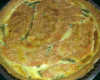 Quiche aux asperges et au saumon