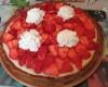 Tarte aux fraises et à la crème anglaise