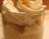 Mousse de pommes - chantilly et poudre de caramel