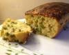 Cake aux courgettes et aux petits pois