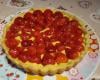 Tarte aux fraises traditionnelle à la crème pâtissière