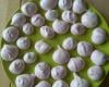 Meringues bicolores