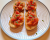 Bruschetta à la tomate.