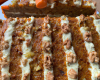 Cake aux carottes, feta et noix