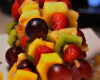 Brochettes de fruits exotiques rapides