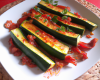 Courgettes pimentées