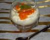 Verrine de mascarpone aux 2 saumons