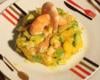 Tartare saumon crevettes mangue