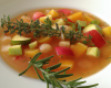 Minestrone de fruits frais au romarin