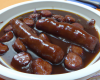 Saucisses sauce au vin