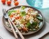 Salade lentilles corail