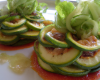 Duo de courgettes en salade