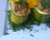 Courgettes farcies légères