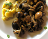 Pintadeau de la Drôme aux champignons