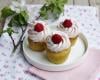 Mini cupcakes pistache et framboises