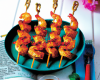 Brochettes exotiques croustillantes aux crevettes