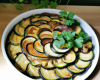 Flans aux courgettes et aubergines