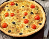 Quiche aux olives et gruyère AOC