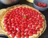 Tarte aux fraises traditionnelle à la crème pâtissière