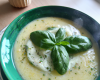 Velouté de courgettes au Basilic