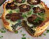 Croustillant aux poireaux, champignons et roquefort