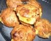 Muffins au jambon, fromage et basilic