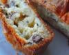 Cake aux noisettes et fromage de brebis