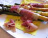 Croustillant aux asperges et jambon italien