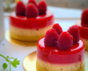 Mini-entremets à la framboise