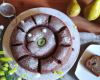 Cake fondant chocolat-poires