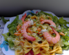 Salade de farfalles aux crevettes