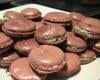 Macarons chocolat et pistache