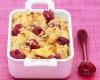 Crumble aux framboises et aux poires