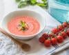 Gaspacho au basilic frais