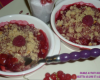 Crumble groseilles, fraises, framboises