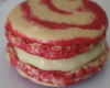 Macarons aux fraises séchées