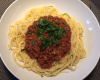 Spaguettis à la sauce bolognaise