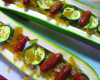 Courgettes en hot dog