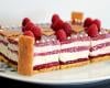 Entremets framboise - chocolat blanc