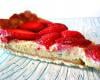 Tarte aux fraises et chocolat blanc