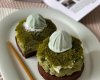 Île flottante chocolat et matcha