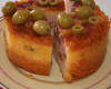 Cake salé pour l'apéritif au jambon et aux olives